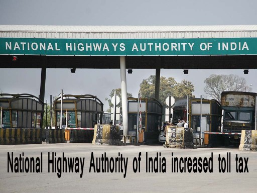 national highway authority of india increased toll tax 1679724506