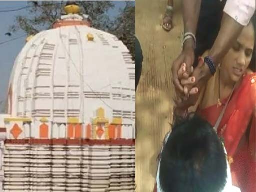 reeva ke shiv mandir me gira bijli ka tar 1690790708