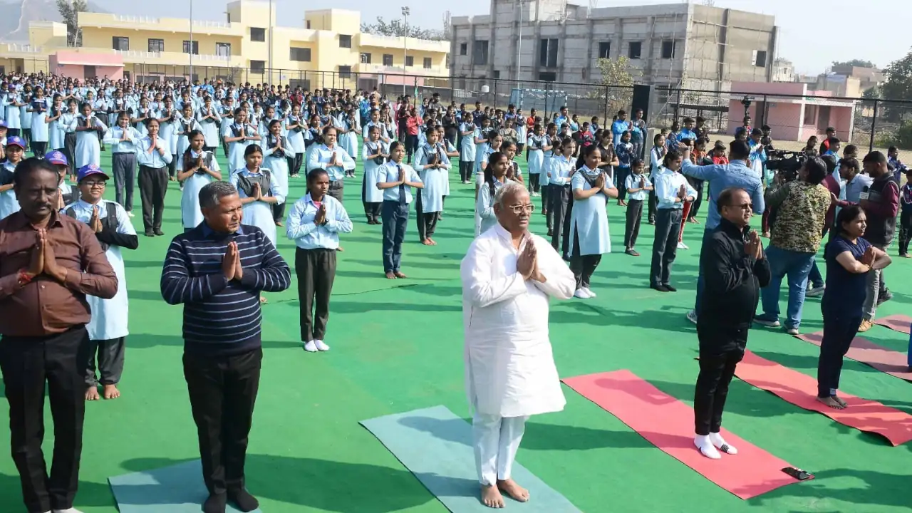 Surya Namaskar World Record in Rajasthan Schools