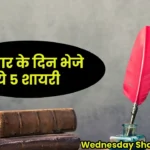 Wednesday Shayari in Hindi 17 April 2024