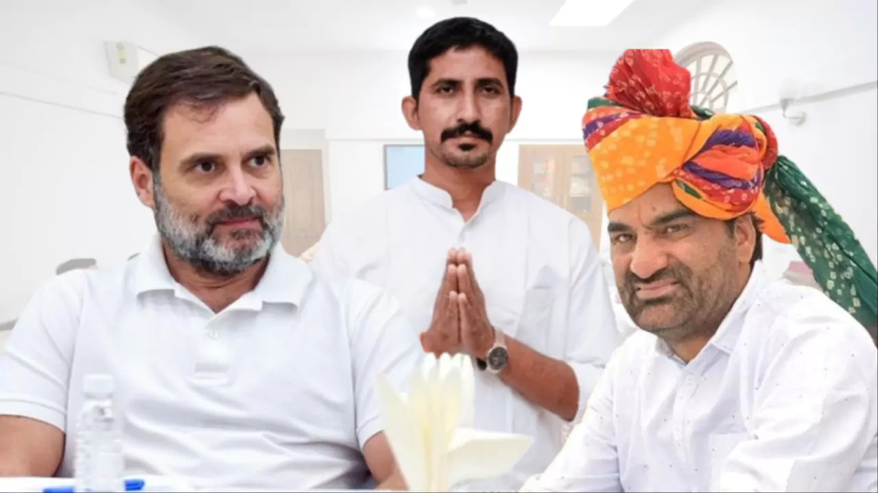 INDIA Alliance Split Hanuman Beniwal and Rajkumar Rot angry with Congress