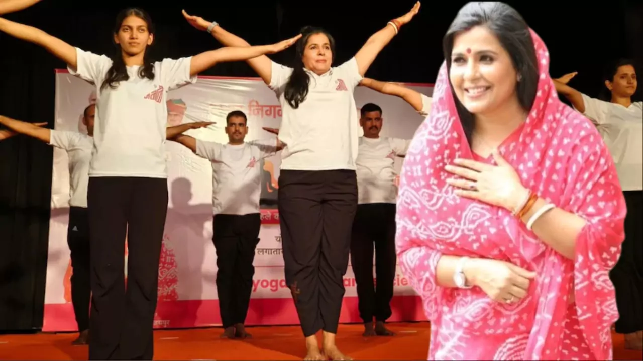 Jaipur Mayor Dr Somya Gurjar world record Yoga 1500 Minute