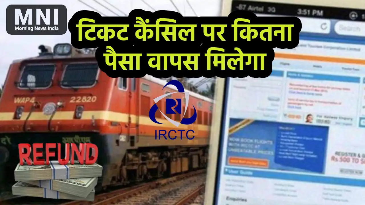 Railway Ticket Cancellation Charge