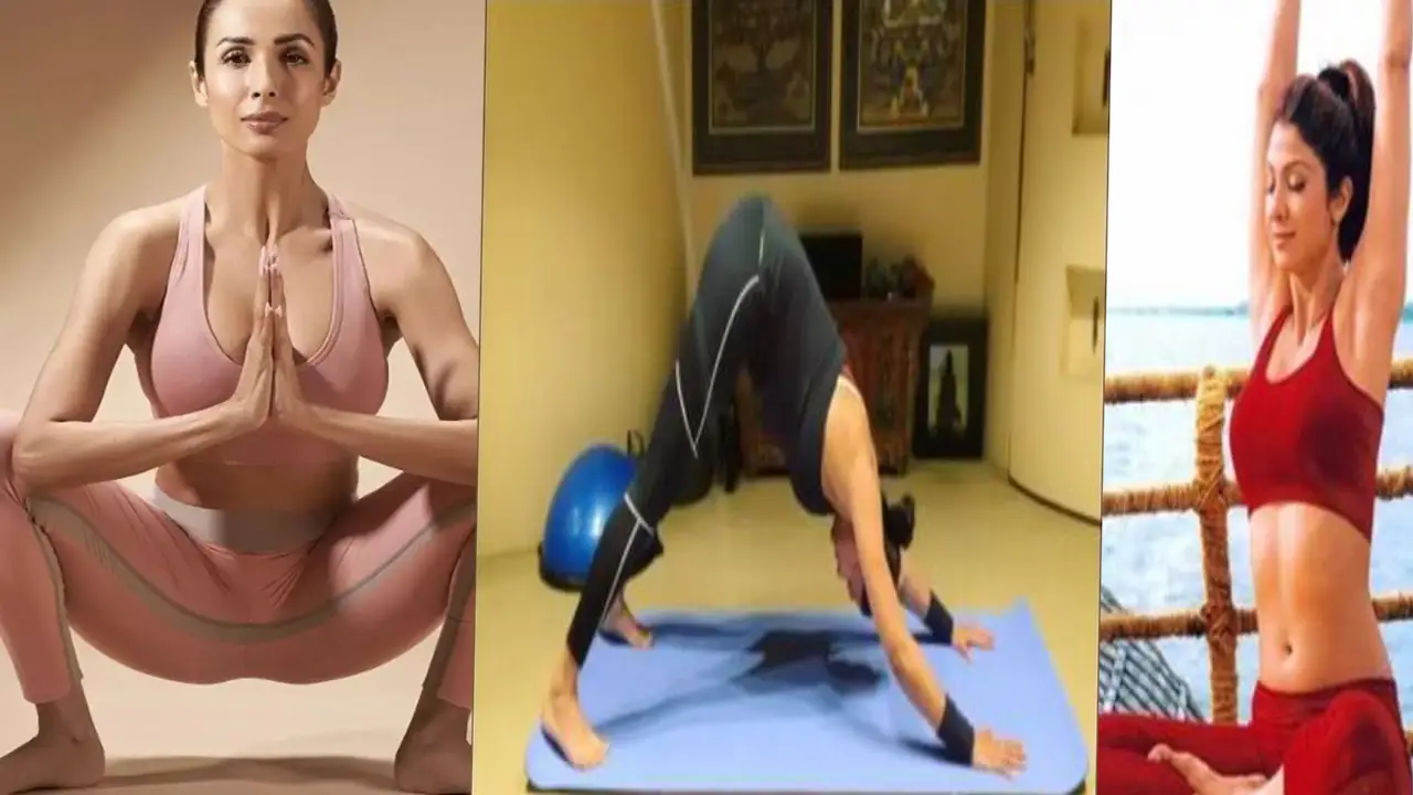 bollywood actress does yoga