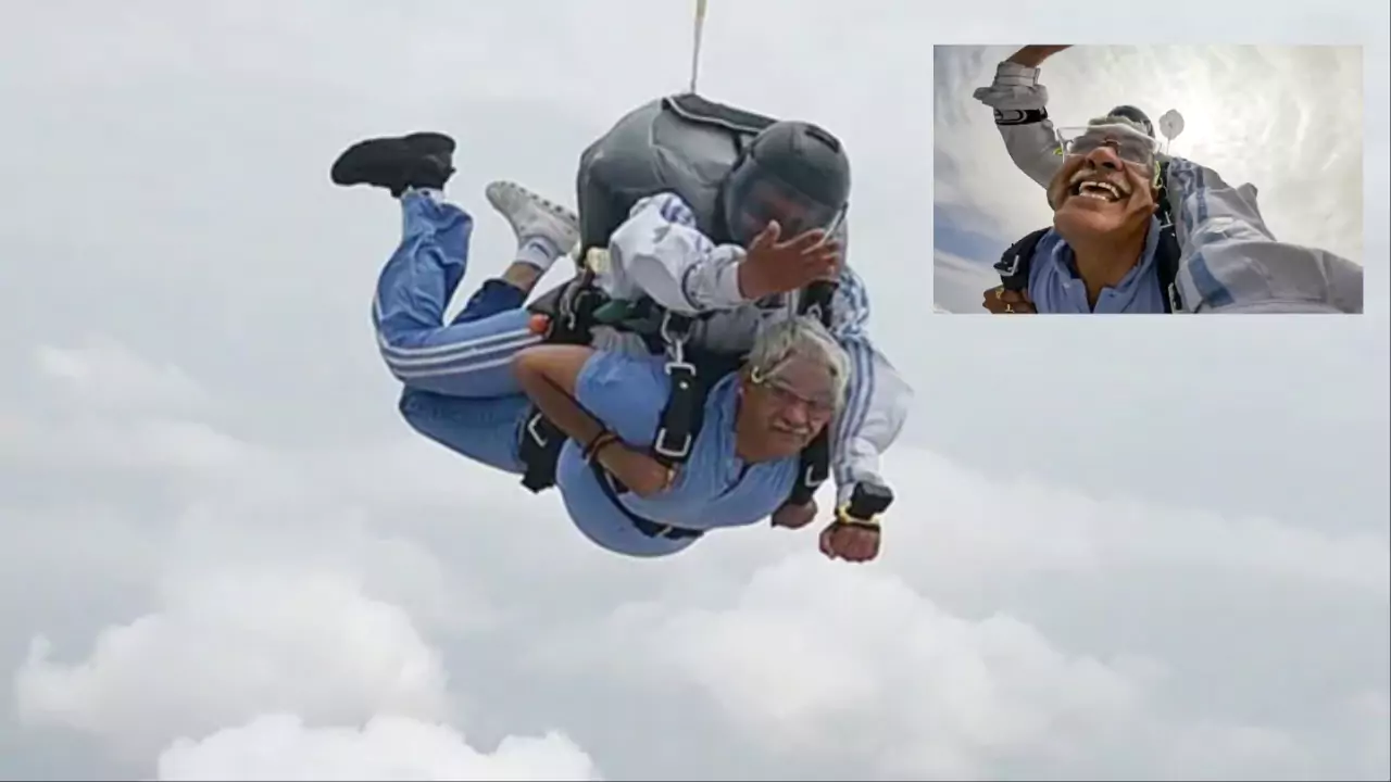 Gajendra Singh Shekhawat Skydiving Rajasthan News