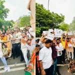 jaipur news BJP Yuva Morcha Protest Against Rahul Gandhi