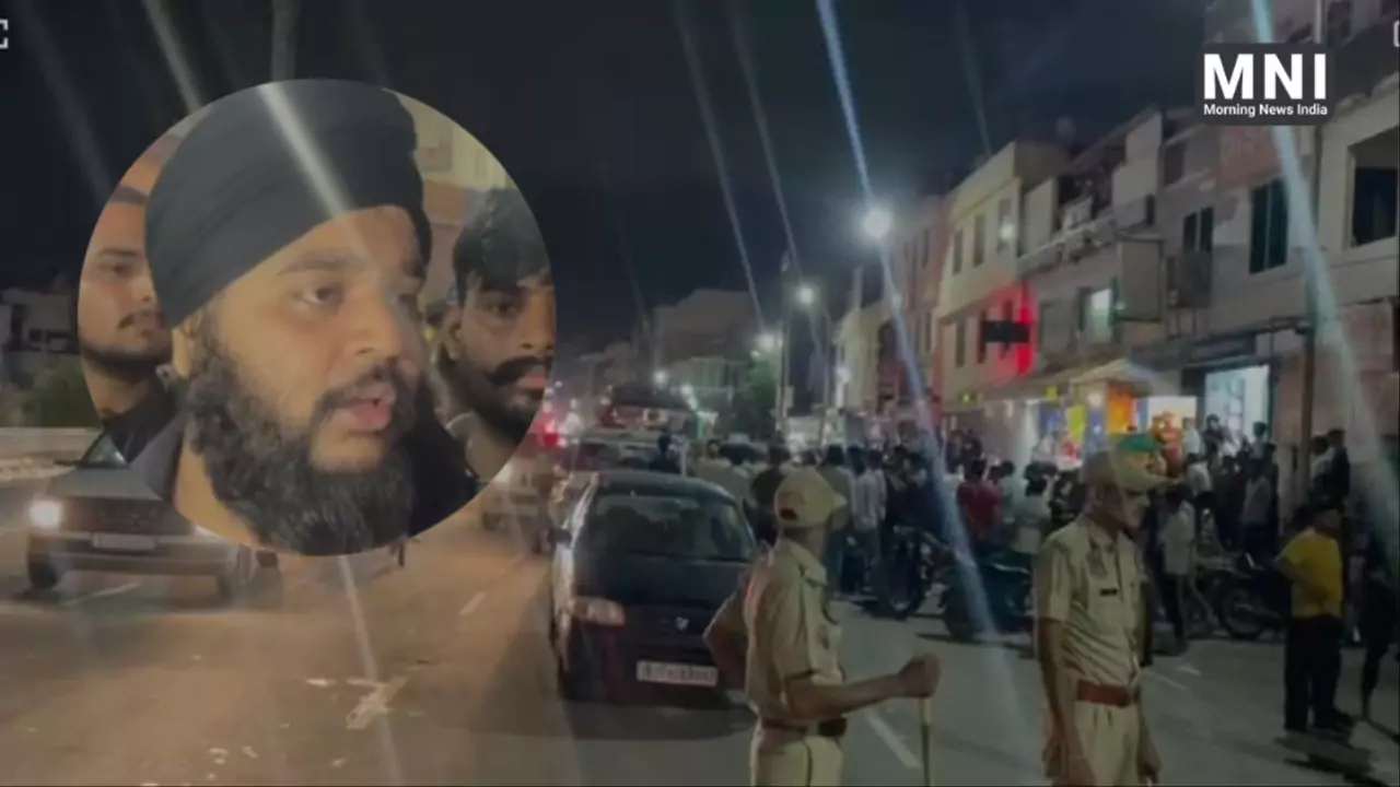 Sikh youth clash with Jaipur GopalPura Bypass police