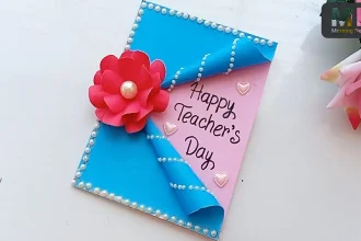 Happy Teacher Day Card Idea