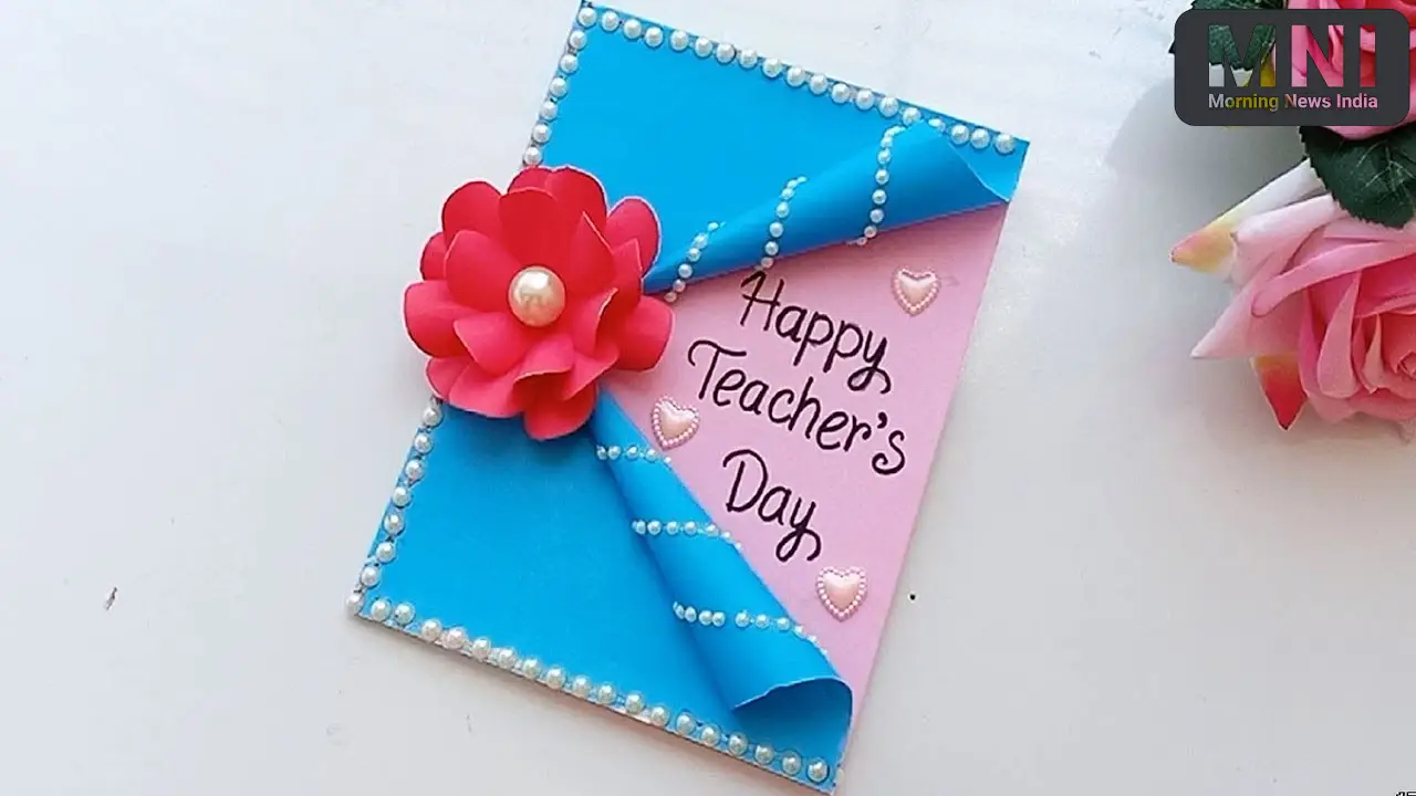 Happy Teacher Day Card Idea